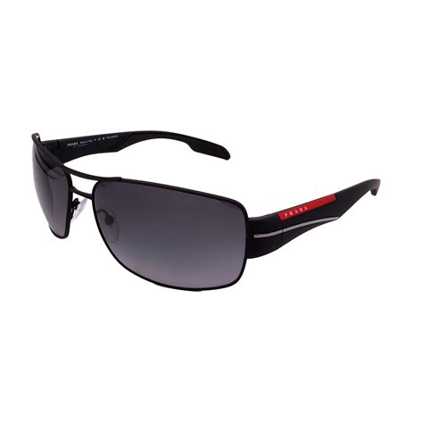 prada sport ps 53ns sunglasses|Prada Linea Rossa Grey Gradient Sport Men's .